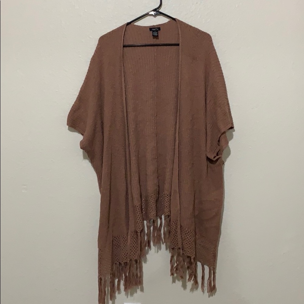 Short sleeve cardigan